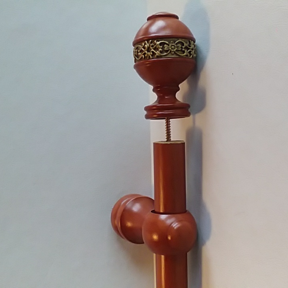 Wood Drapery Hardware Set